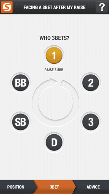 3BETしたプレイヤーを選択