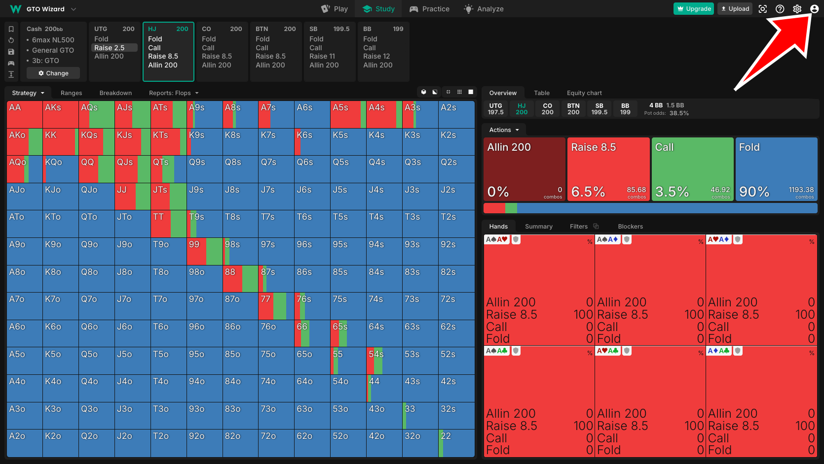 GTO  設定資料 2025年版】GTO Wizardの評価とレビュー - ポーカー101